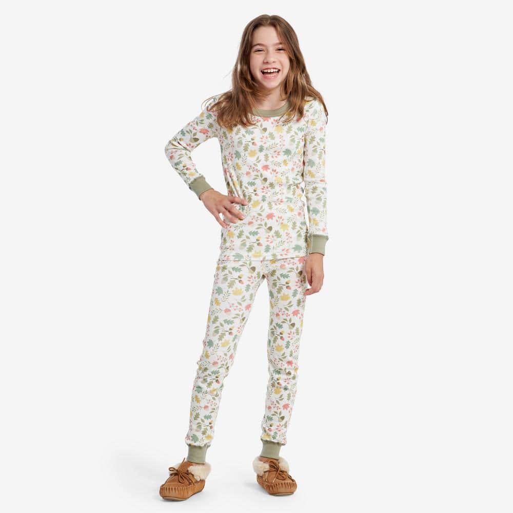 The Company Store Company Organic Cotton Matching Mother and Daughter Pajamas Kid