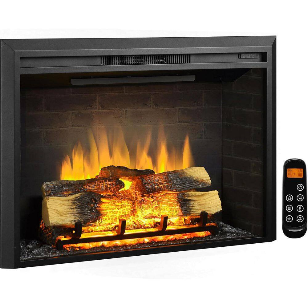 Carl 39 in. Electric Fireplace Insert, Fireplace Heater 750/1500W, Fire Crackling Sound, Remote Control price history on PriceWatchPro