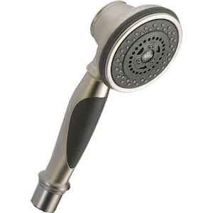 3-Spray Patterns 1.75 GPM 3.75 in. Wall Mount Handheld Shower Head in Stainless