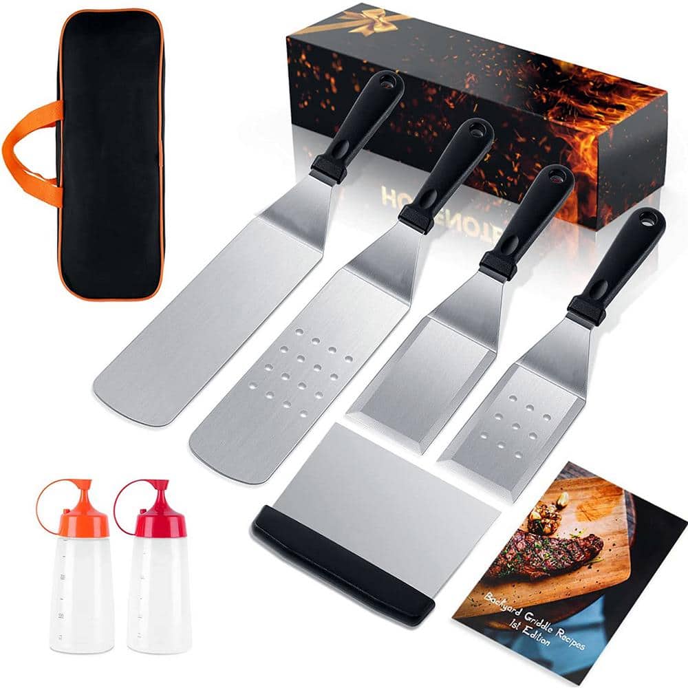 8 Commercial Grade Flat Top Grill Accessories Great for Outdoor Grilling, T