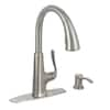 Pfister Pasadena Single Handle Pull Down Sprayer Kitchen Faucet With   Stainless Steel Pfister Pull Down Kitchen Faucets F 529 7pds 64 100 