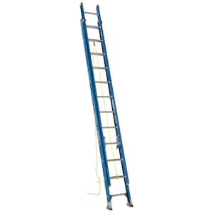 24 ft. Fiberglass D-Rung Extension Ladder with 250 lb. Load Capacity Type I Duty Rating
