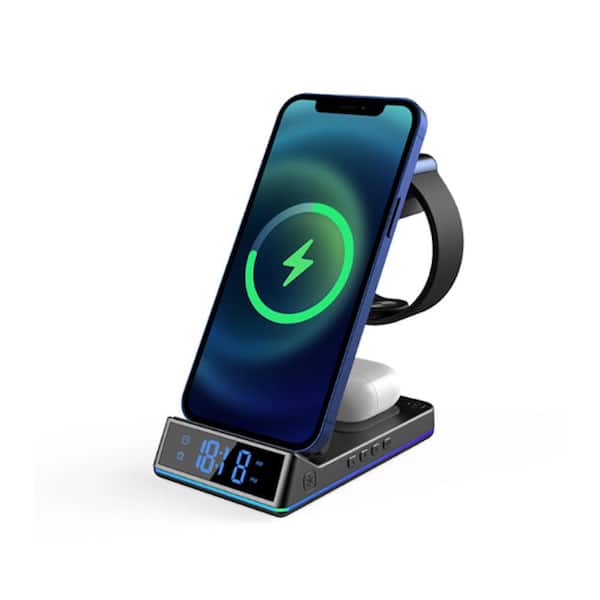 Etokfoks Foldable 5 in 1 Wireless Charging Station Portable Wireless