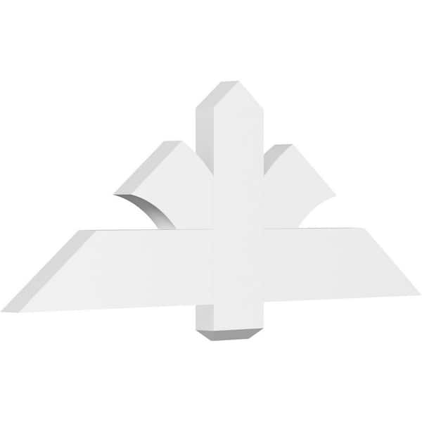 Ekena Millwork Redmond 48 in. W x 18 in. H x 2 in. D Signature Polyurethane Bracket