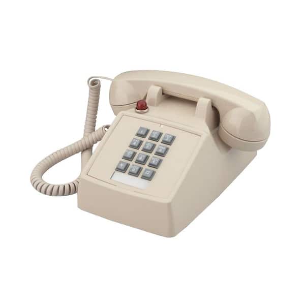 Cortelco Desk Corded Telephone with Message Waiting - Ash