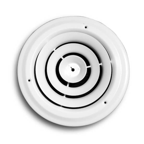 Truaire 14 In Round Air Diffuser 800x14, Ceiling Air Vent Covers Round