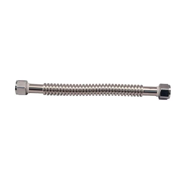 Watts 3/4 in. FIP x 3/4 in. FIP x 18 in. Corrugated Stainless-Steel Water Heater Connector