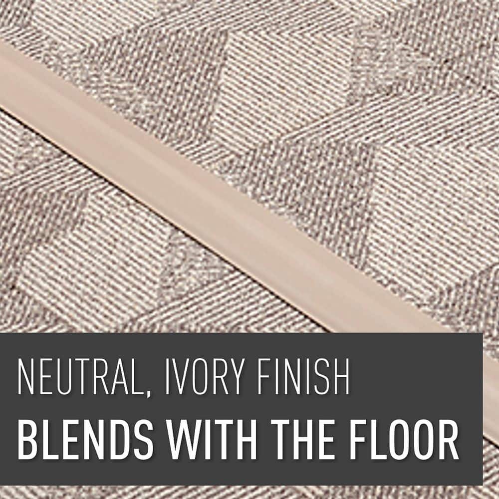 Ivory 15 ft Low Profile Cable Protector with Adhesive