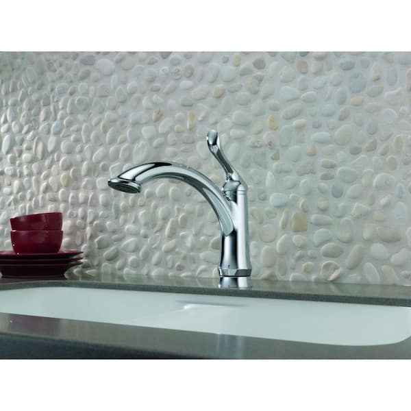 Linden Single-Handle Standard Kitchen Faucet in Chrome