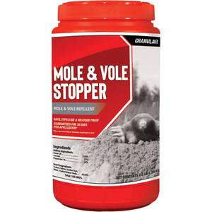 Mole and Vole Stopper Animal Repellent, 2.5# Ready-to-Use Granular ShakerJug