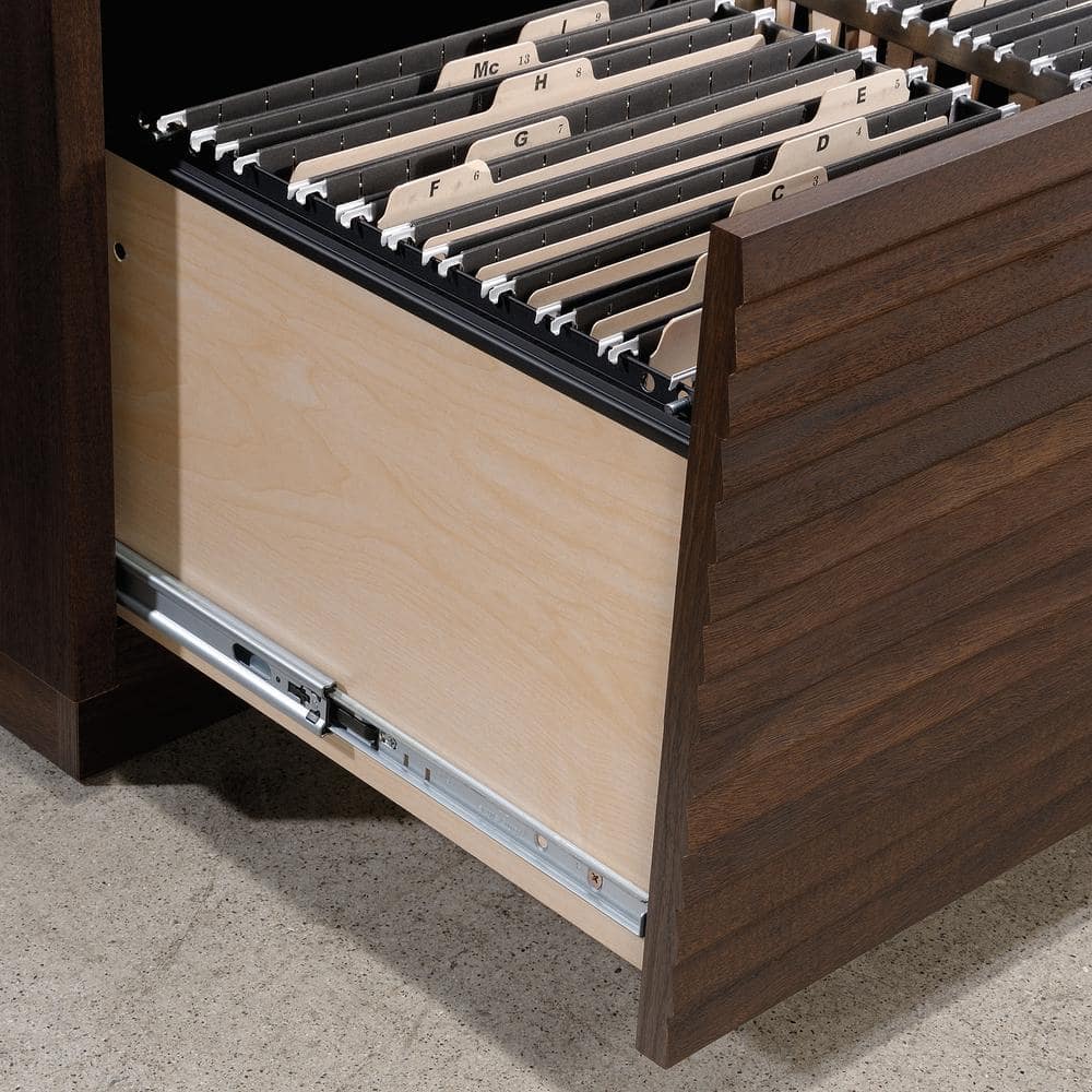 Palo Alto Spiced Mahogany Impact Resistant Office Credenza