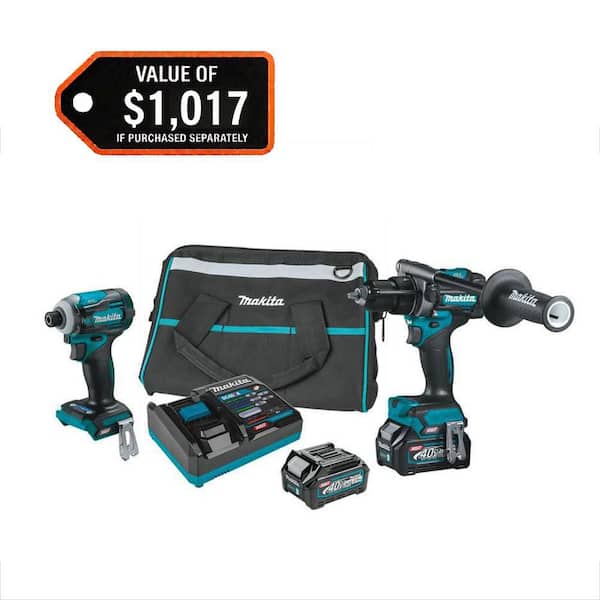 40V Max XGT Brushless Cordless 2-Pc. Combo Kit (Hammer Driver-Drill/Impact Driver) 2.5Ah