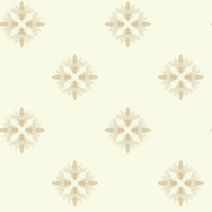 Honey Bee Spray and Stick Wallpaper (Covers 56 sq. ft.)