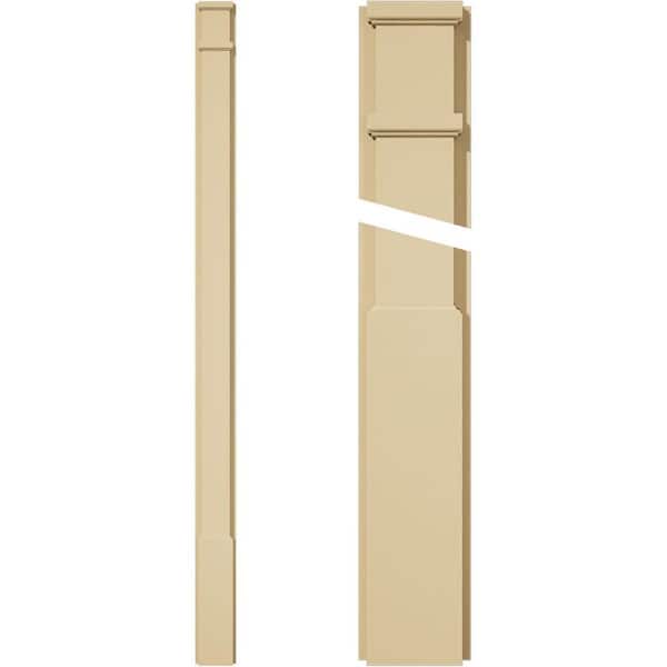 Ekena Millwork 2 in. D x 5 in. W x 82 in. L Primed Polyurethane Pilaster 1- Pack