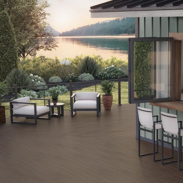 Deckorators Vista 1 in. x 6 in. x 16 ft. Ironwood Brown