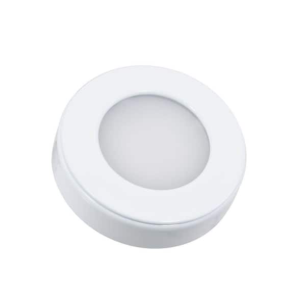 Irradiant 3-Light LED White Under Cabinet Puck Light Kit