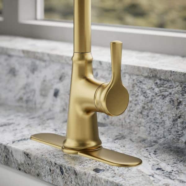 KOHLER Tyne Single-Handle Pull-Down Sprayer Kitchen Faucet in