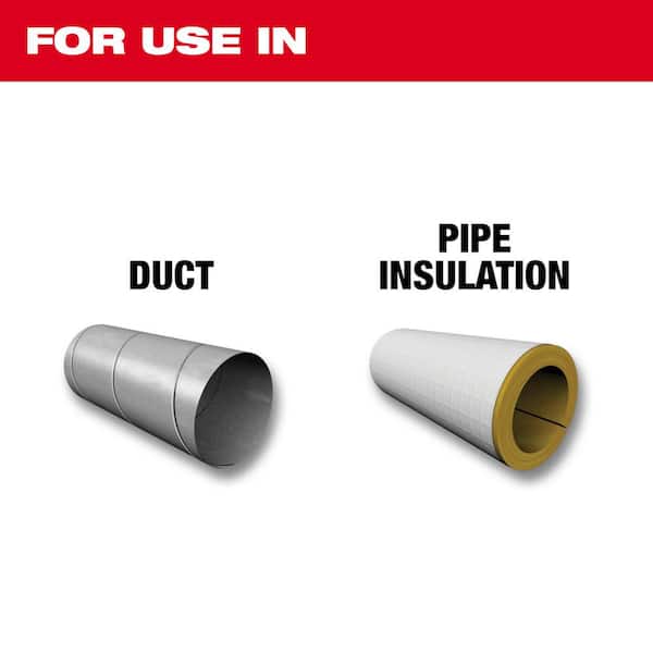 Milwaukee 11 in. Stainless Steel Clip Point Partially Serrated Duct Knife 48-22-1920