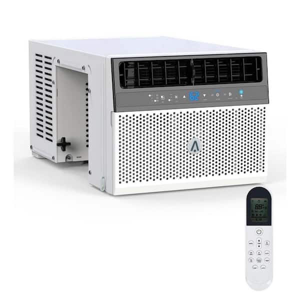 6300 BTU (DOE) 115-Volt Window Air Conditioner with Remote and Easy Install Kit Cools 250 sq. ft. Quiet in White