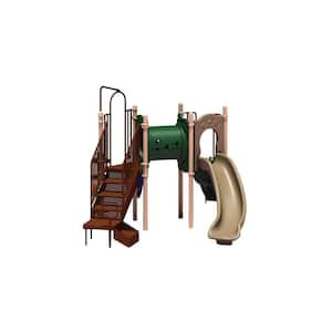 UPlay Today Deer Creek (Natural) Commercial Playset with Ground Spike