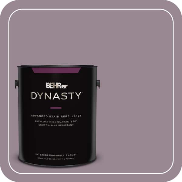 BEHR DYNASTY 1 gal. #690F-5 Purple Mauve Eggshell Enamel Interior Stain-Blocking Paint & Primer