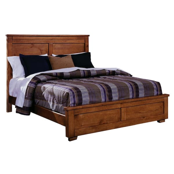Progressive Furniture Diego Cinnamon Pine King Complete Bed