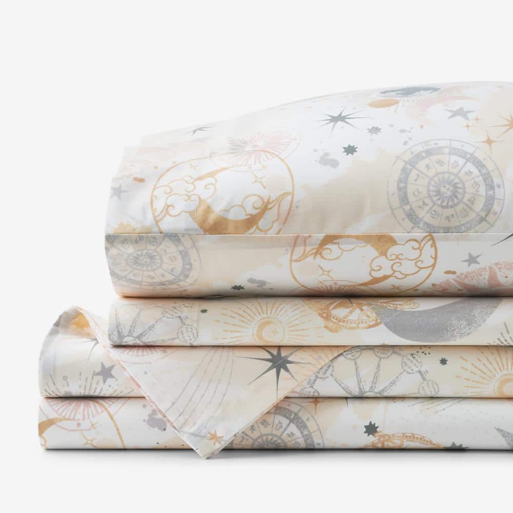 The Company Store Company Kids Celestial White Multi Organic Cotton