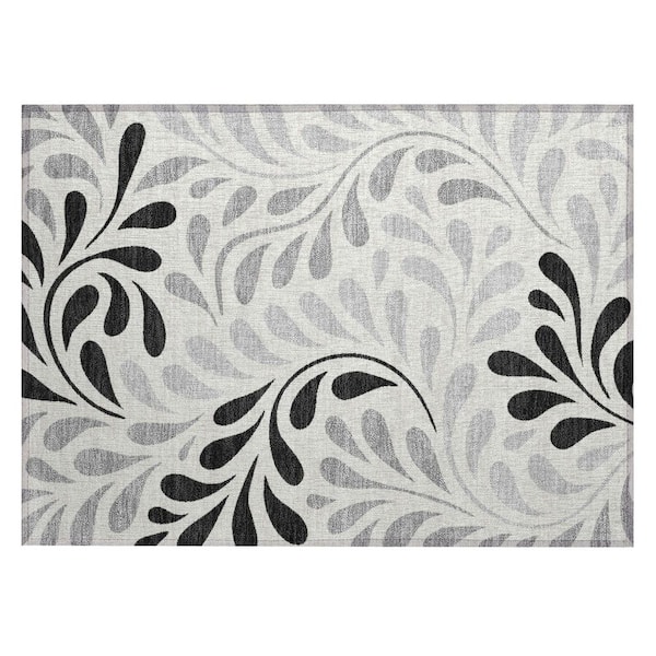 Chantille Machine Washable Indoor/Outdoor Abstract ACN2411 Ivory 2 ft. x 3 ft. Accent Rug
