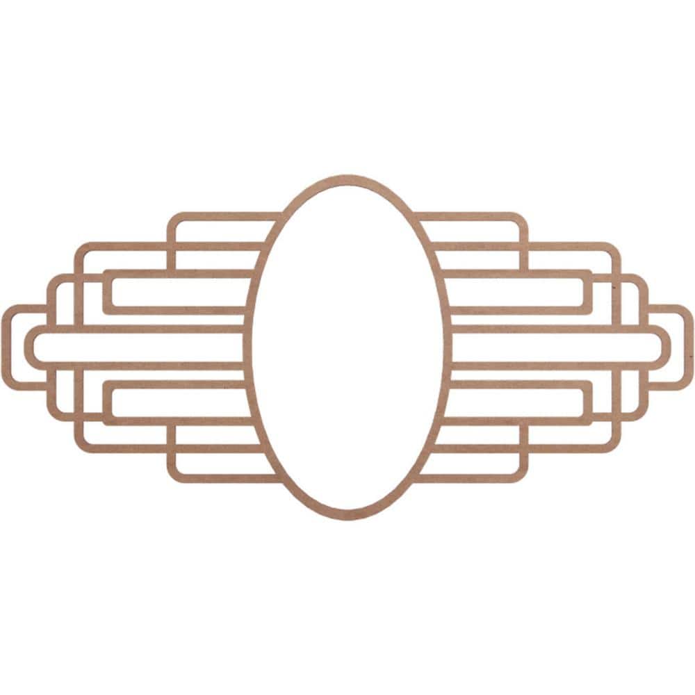28 in. x 14 in. x 0.375 in. Wood Medallion price history on PriceWatchPro