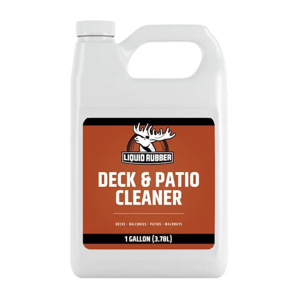 LIQUID RUBBER 1 Gal. Green Deck and Patio Cleaner Fast Acting Outdoor Surface Cleanser