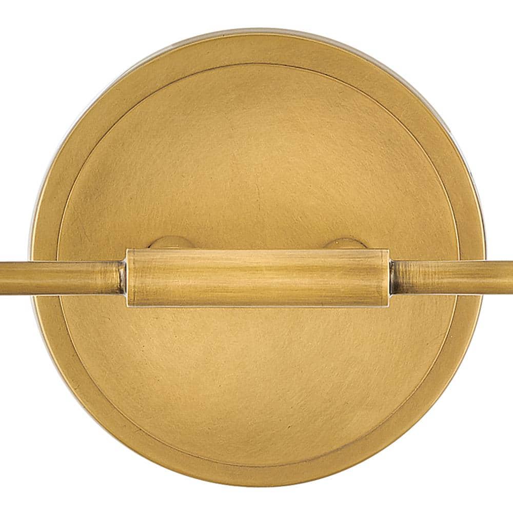 Heritage Brass 4-Light Vanity with Etched Opal Shades