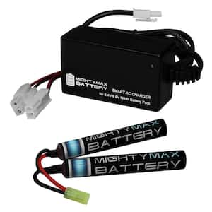 9.6v 1600mAh NiMH BUTTERFLY BATTERY FOR TR16 R4/R4C + SMART CHARGER