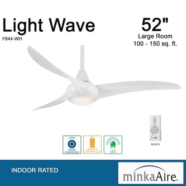 MINKA-AIRE Light Wave 52 in. Integrated 