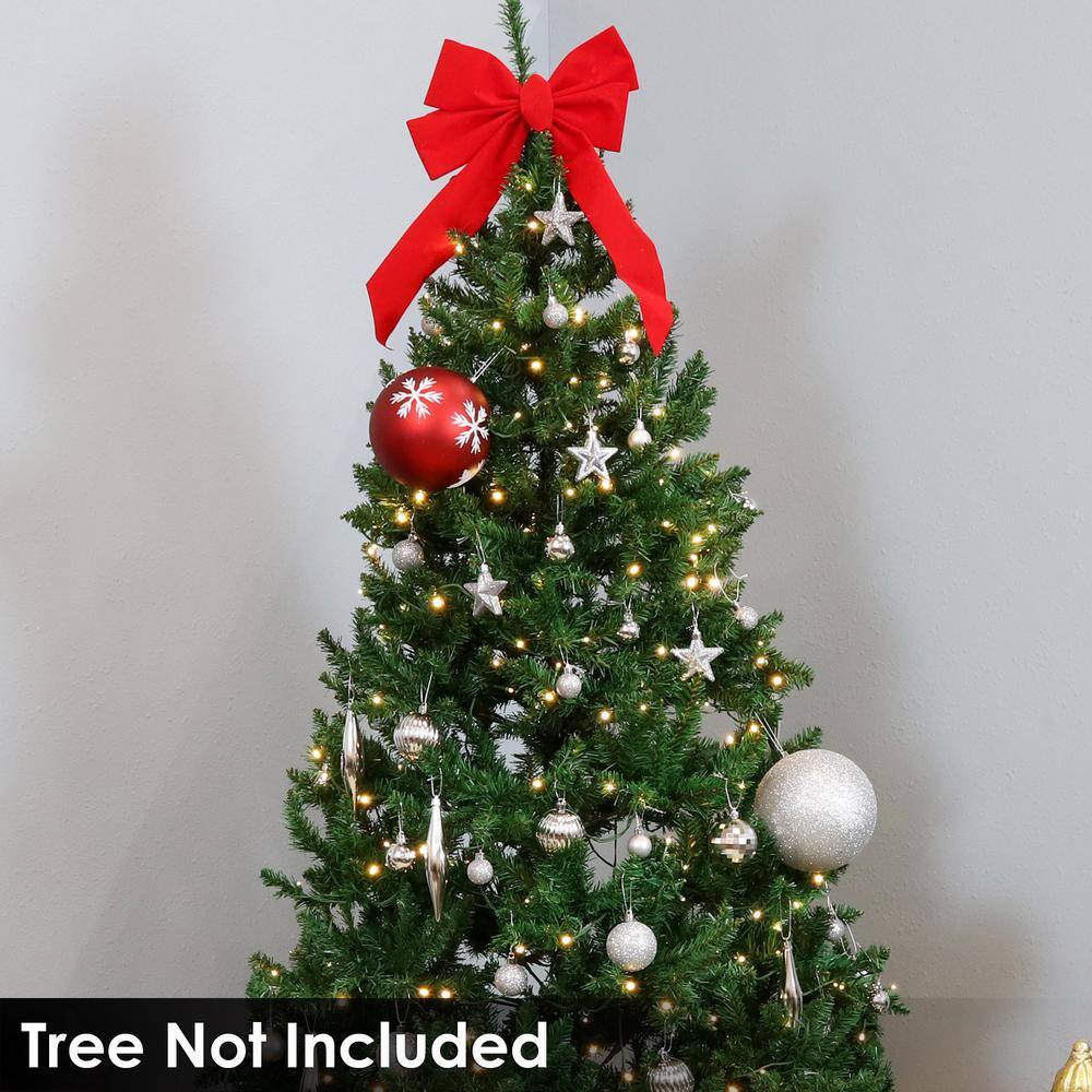 Silver Shatterproof Plastic Christmas Ornament Set, 59 Pieces