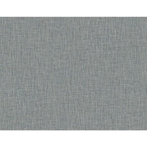 60.75 sq. ft. Tedlar Storm Tweed High Performance Vinyl Unpasted Wallpaper Roll