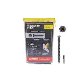 #8 3 in. Phillips Bugle-Head Drywall Screws (5 lb.-Pack)