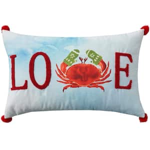 Holiday Pillows Multicolor Cabin & Lodge 14 in. x 20 in. Rectangle Throw Pillow