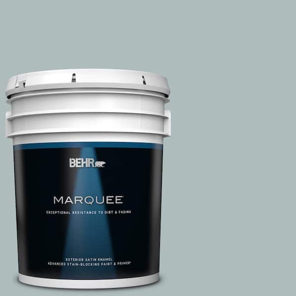 BEHR MARQUEE 5 gal. Home Decorators Collection #HDC-CT-26 Watery Satin Enamel Exterior Paint & Primer