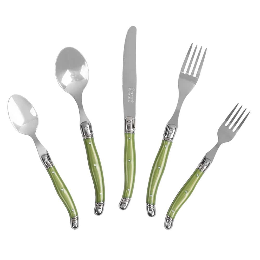 French Home French Home Laguiole 20 Piece Stainless Steel Flatware Set, Service for 4