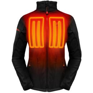 Black Softshell 5-Volt Heated Jacket 