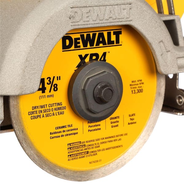 DEWALT 4-3/8 in. Wet/Dry Hand-Held Tile Cutter DWC860W The Home Depot