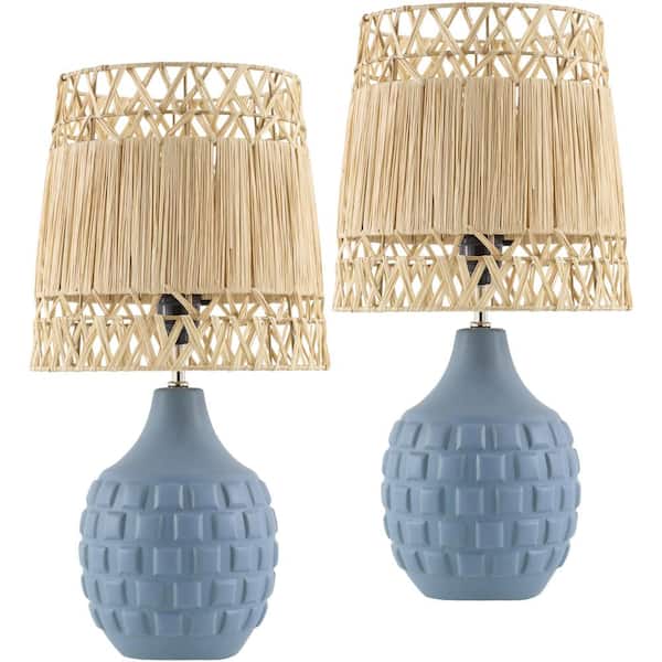 Livabliss Wisterian 19 in. H x 10 in. W Traditional Accent Table Lamp, Brown