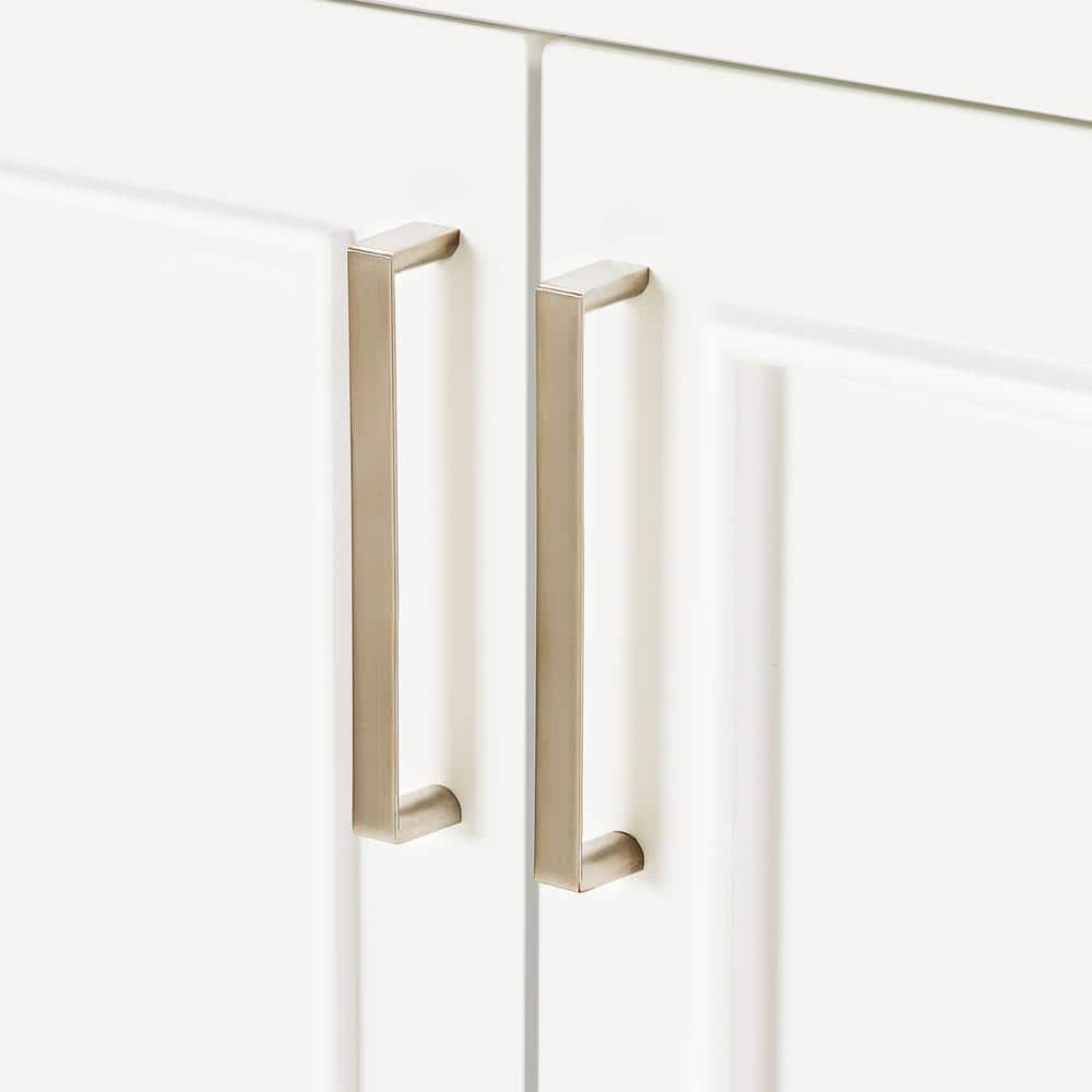Stafford 37" White Freestanding Bathroom Vanity with Brushed Nickel Hardware