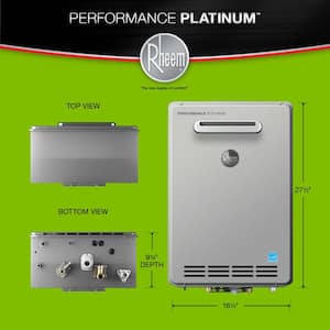 Performance Platinum 9.0 GPM Natural Gas High Efficiency Outdoor Tankless Water Heater