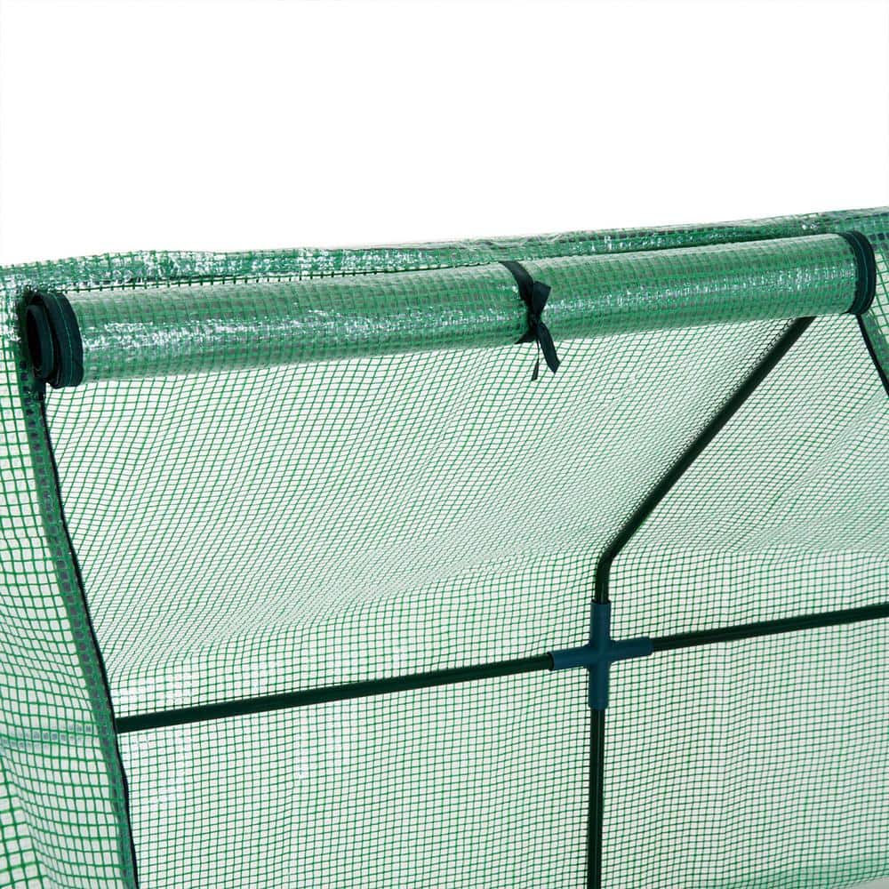 Portable Greenhouse with PE Cover and Steel Frame