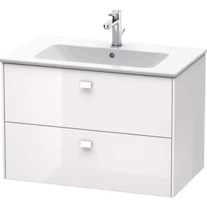Brioso 18.88 in. W x 32.25 in. D x 21.75 in. H Bath Vanity Cabinet without Top in White High Gloss