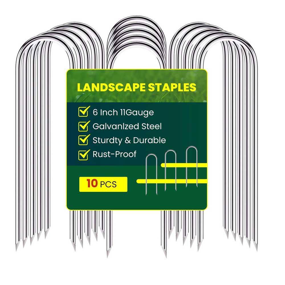 6 in. Galvanized Steel U-Shaped Garden Stakes for Landscaping and Christmas Décor price history on PriceWatchPro
