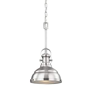 Blakesley Small 1-Light Brushed Nickel with Frosted Glass Pendant