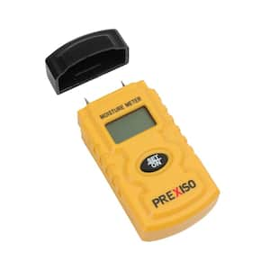 Moisture Meter, Stainless Steel Prongs, LCD Screen, Auto Shut-Off, Single-Button Operation (1-Pack)