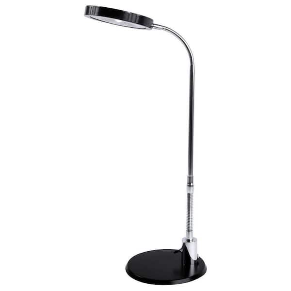 Trademark 18 in. Silver Chrome LED Desk lamp
